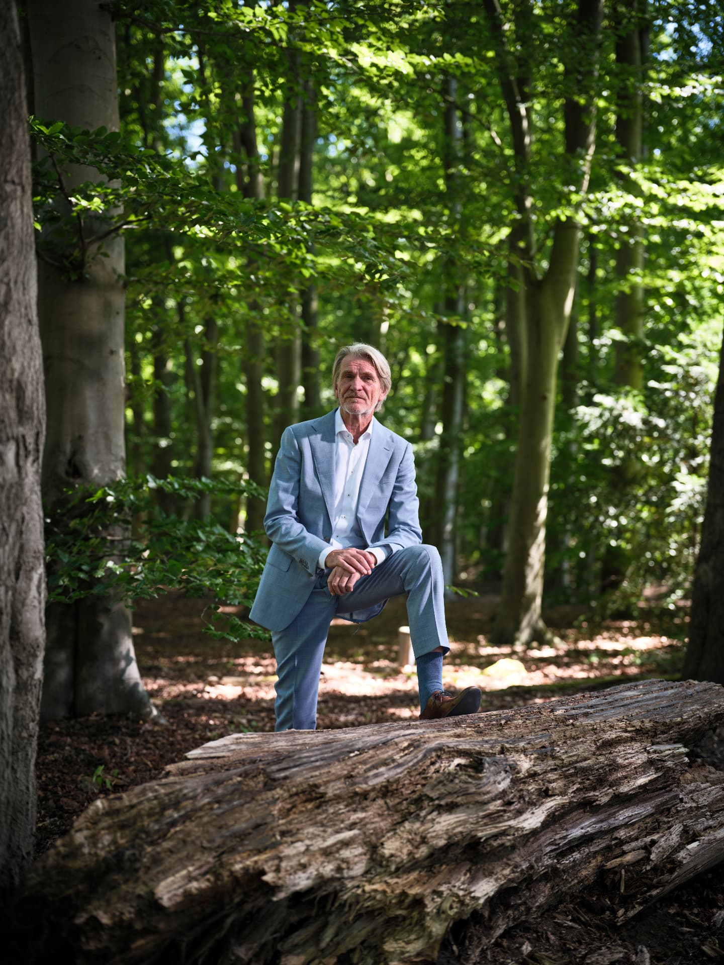 Bob de Wit in het bos